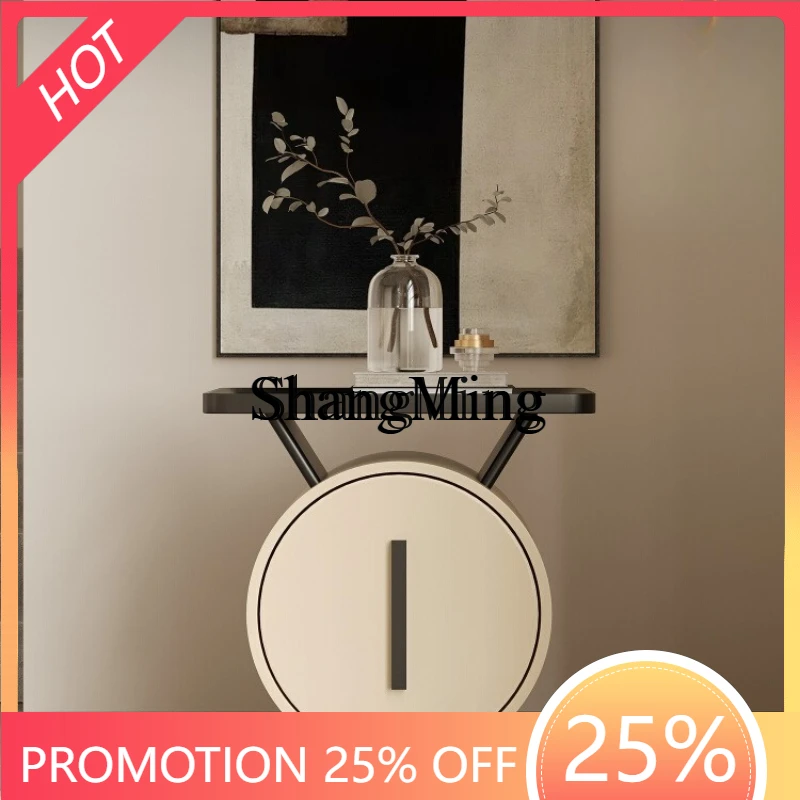 

CL art bedroom small coffee table simple modern creative small apartment sofa side cabinet