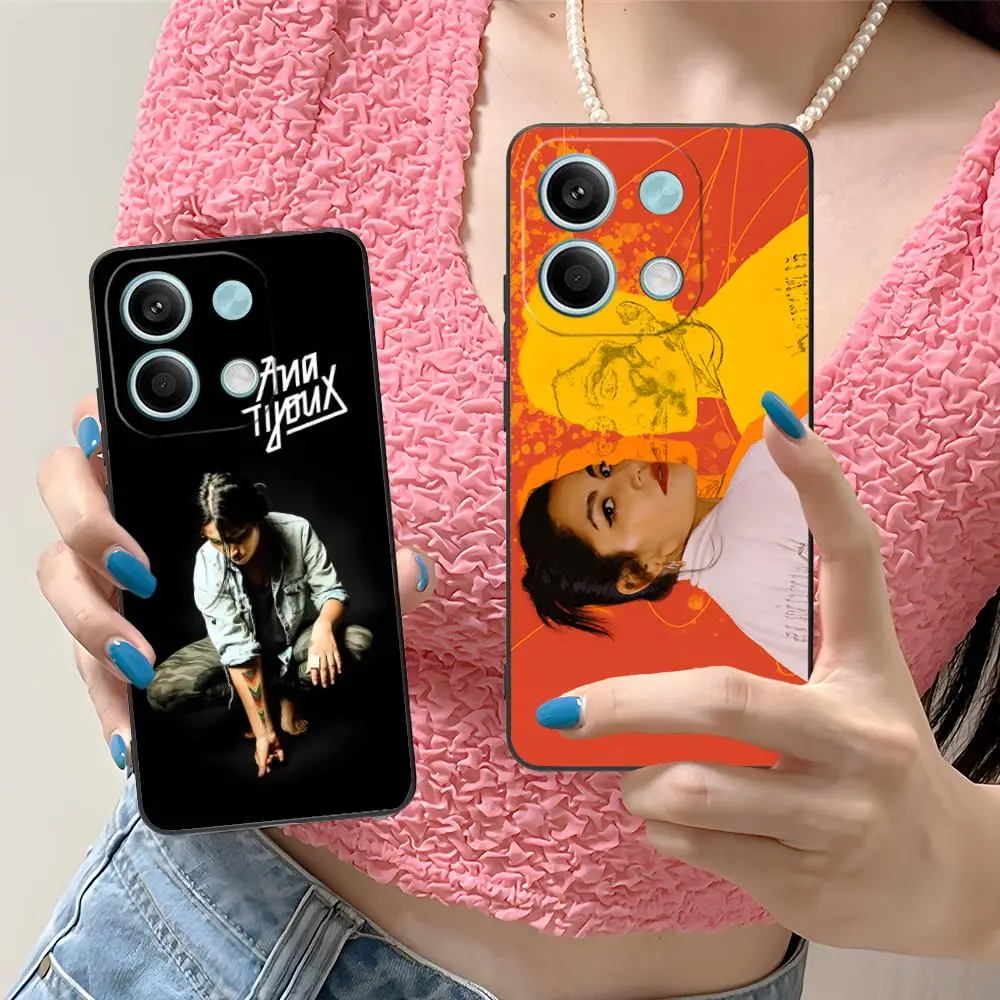 Ana Tijoux حافظة هاتف محمول لهاتف Xiaomi Redmi Note 14 13 12 11 S Pro Plus 4G 5G غطاء طباعة ملون فاخر جميل #5