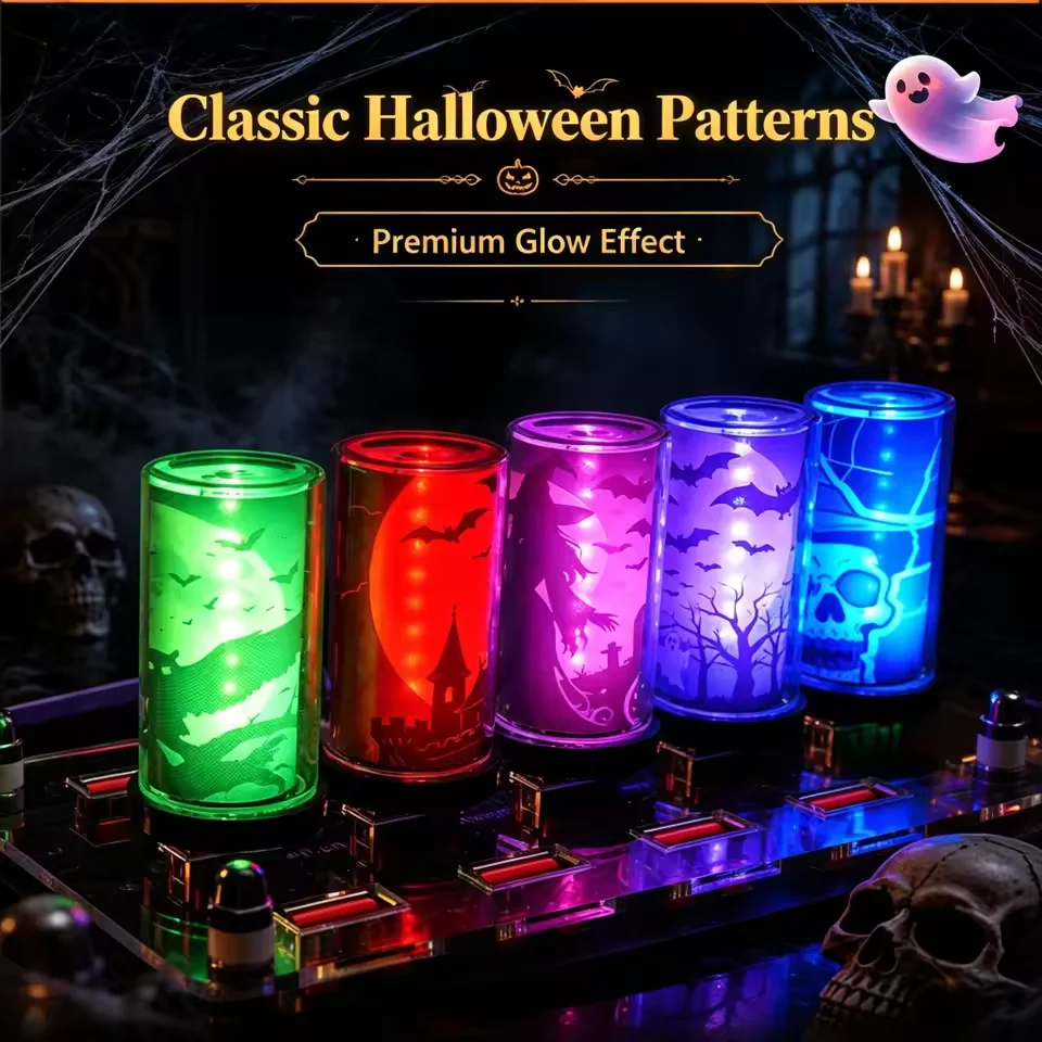 AITHEA USB Touch Control LED Filament Night Light Retro Bulb Atmosphere Lamp for Car Camping Bedroom Home Halloween Decor