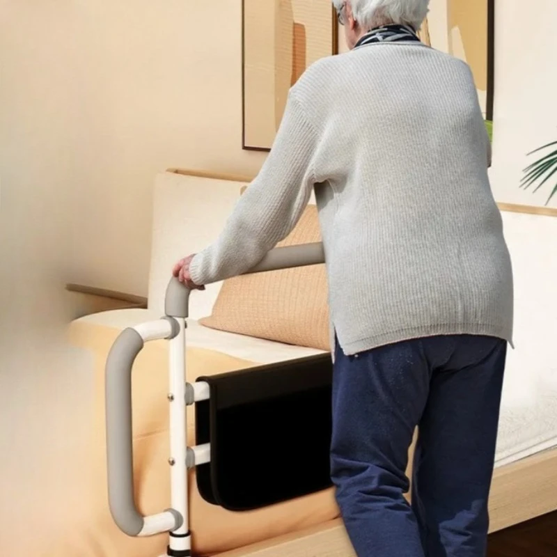 

Elderly Bedside Assist No-Drill Handrail Carbon Steel High Load Capacity Safety Barrier Easy-Install Support Handrail Grab Hand