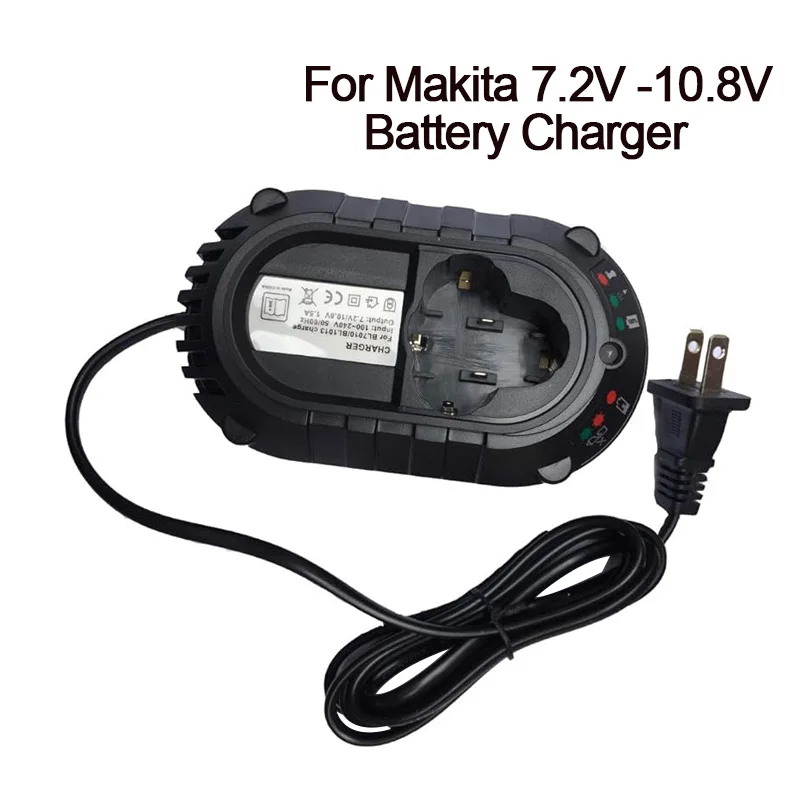 

For Makita Lithium-ion Battery Charger 7.2V~10.8V 1.5A BL1014 BL7010 Fast Charging