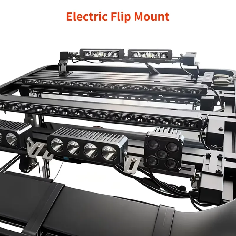 Universal Adjustable Car Roof Flip Stand Holder for Trucks SUVs Mobile Phone Mount Dashboard Windshield Secure Grip Device