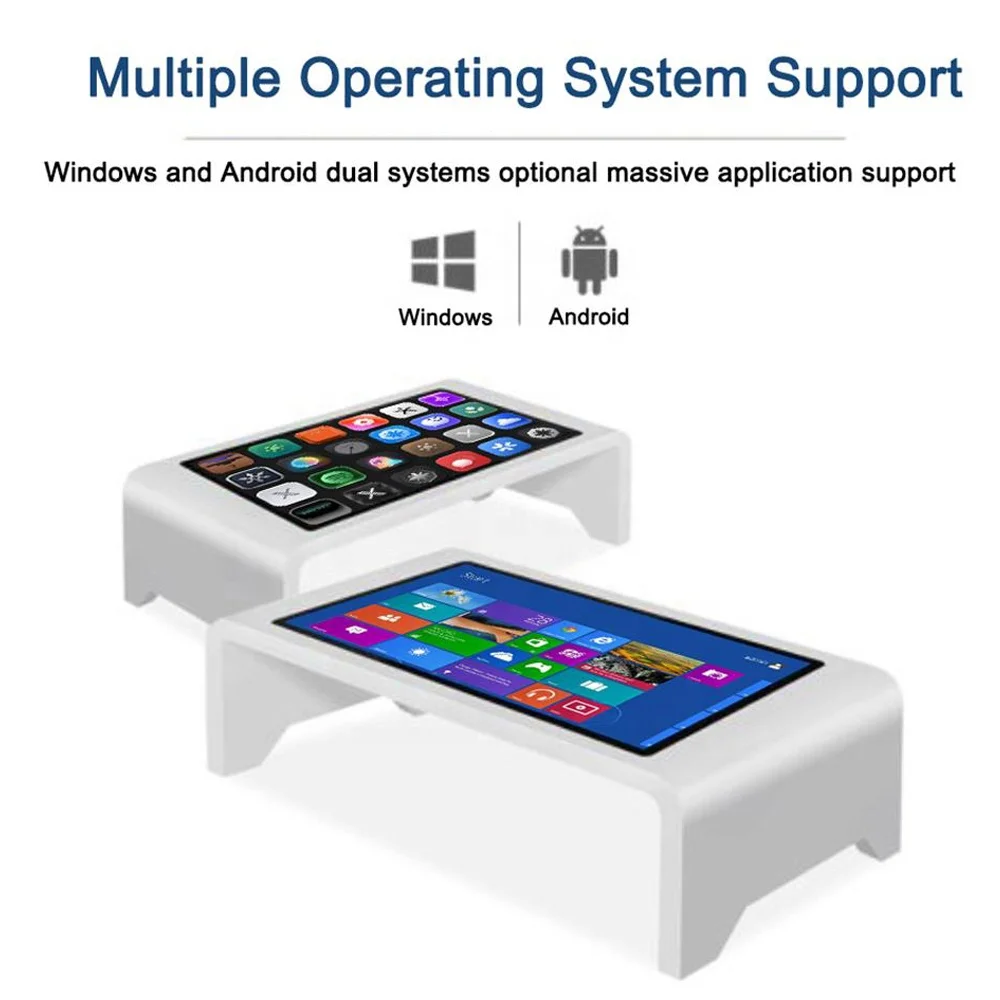 43 Inch All-in-One Digital Touch Screen Game Table Android Interactive Capacitive Touch Screen Coffee Table For Kids
