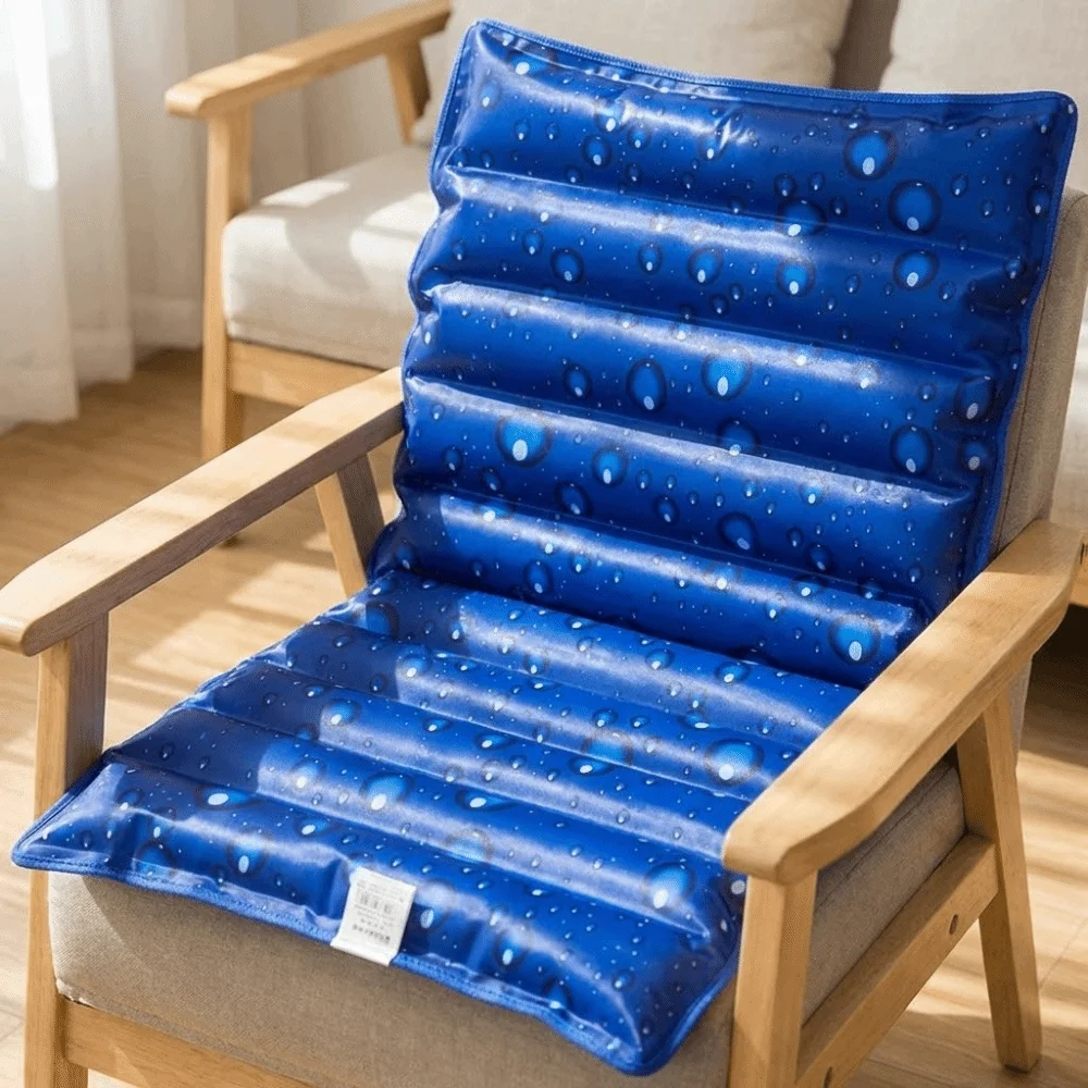 Refillable Ice Seat Cushion DIY Design Summer Cool Pet Cooling Gel Mat Portable Foldable Water Filling Cushion Travel