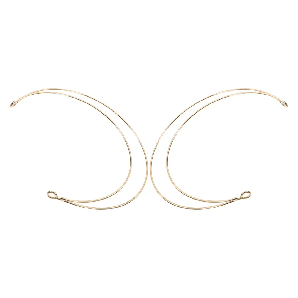 

2Pcs Metal Headb s Women Multi Wire Hairb Lightweight Fashionable Photoshoot Props Hairstyling Tools Trendy