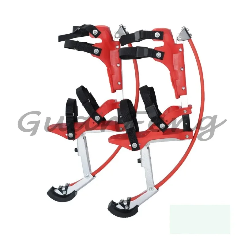 Children's Aluminum Alloy Spring Jump Shot Stilts, Children's Elastic Jump Shot Shoes Outdoor Sports and Amusement Equipment