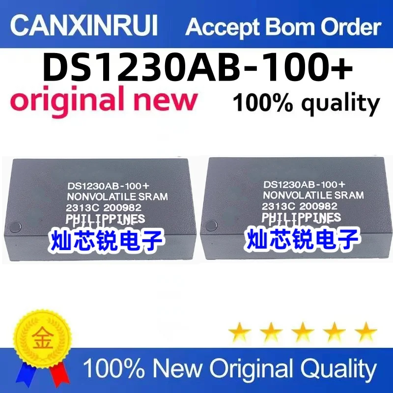 DS1230AB-100+ Clock IC DIP28 Pin Memory Rechargeable Lithium Battery Original Genuine