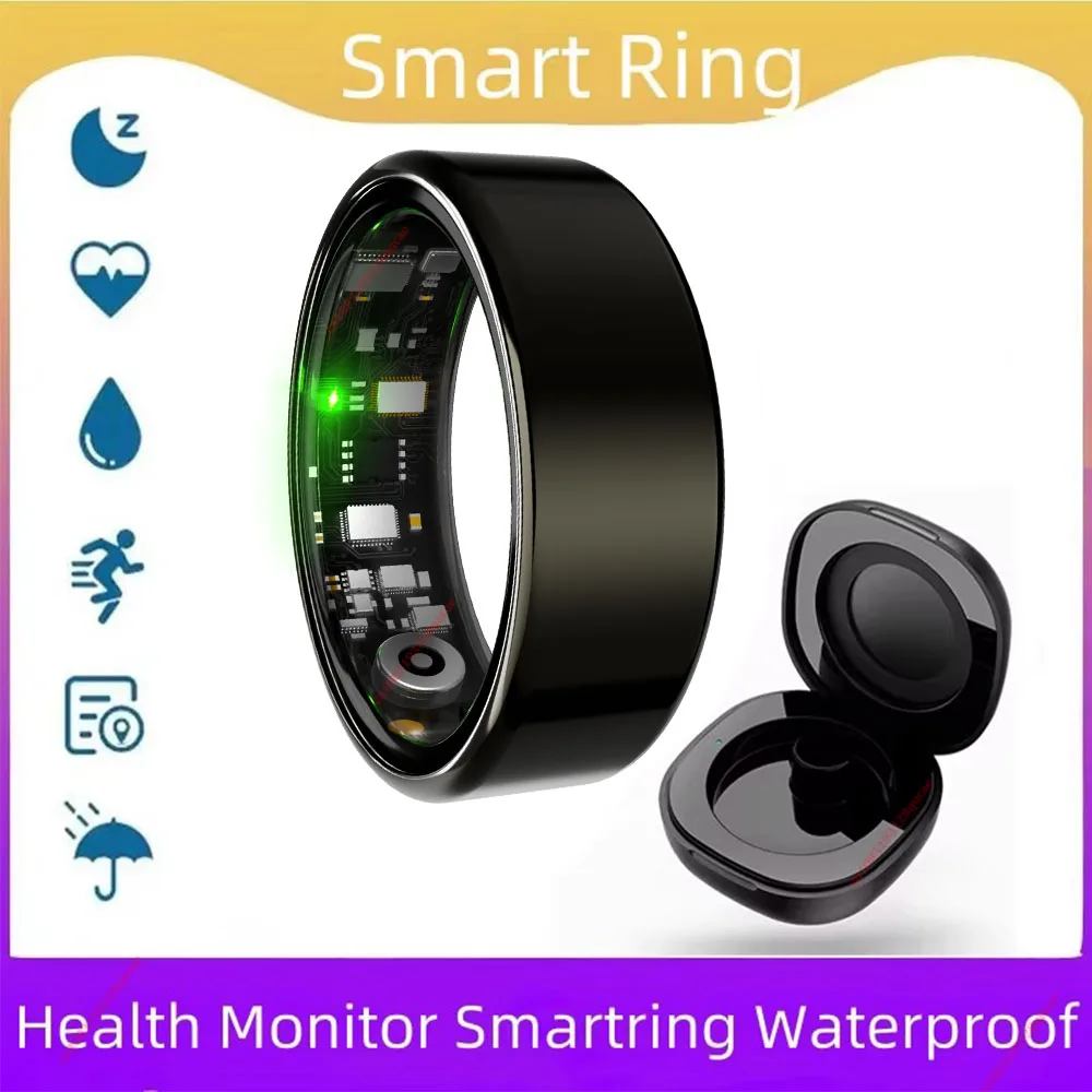 anel-inteligente-r11c-para-homens-e-mulheres-com-camera-por-gestos-monitor-de-frequencia-cardiaca-pressao-arterial-e-sono-a-prova-d'Agua-compativel-com-android-e-ios