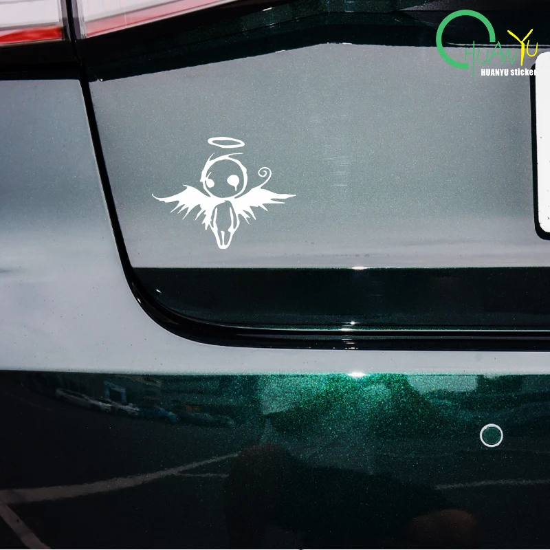 Funny Gothic Dark Fallen Angel of Death Wing Car Sticker Automobiles Motorcycles Exterior Accessories Vinyl Decals