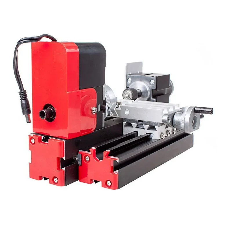 Micro tornio singolo da 24 W, micro tornio combinato, strumento fai da te per tornio singolo