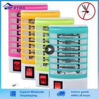 Portable LED Mosquito Killer Lamp EU Plug Mosquito Night Lamp Electric Fly Repellent Safety Fly Bug Zapper For Room