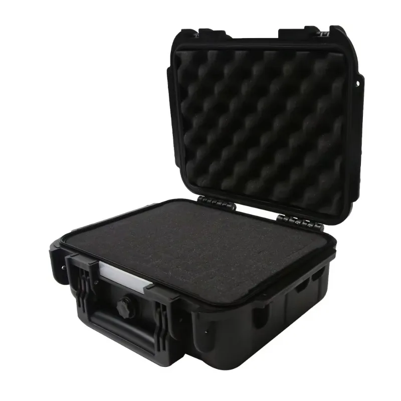 

Small plastic toolbox with foam inserts Hard shell waterproof and shockproof toolbox