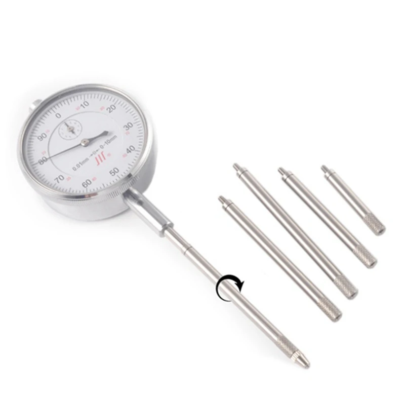 4Pcs Dial Digital Indicator HSS Dia 5Mm Indicator Dial Rod Extension Stem Rod 25/50/75/100Mm Length M2.5