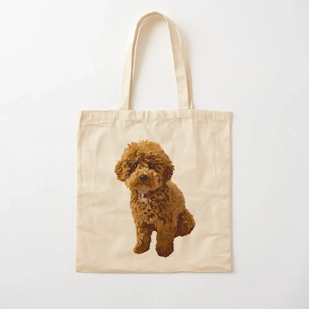 

Ginger the Toy Poodle Tote Bag Fabric bag Women's shopper university shopper bag