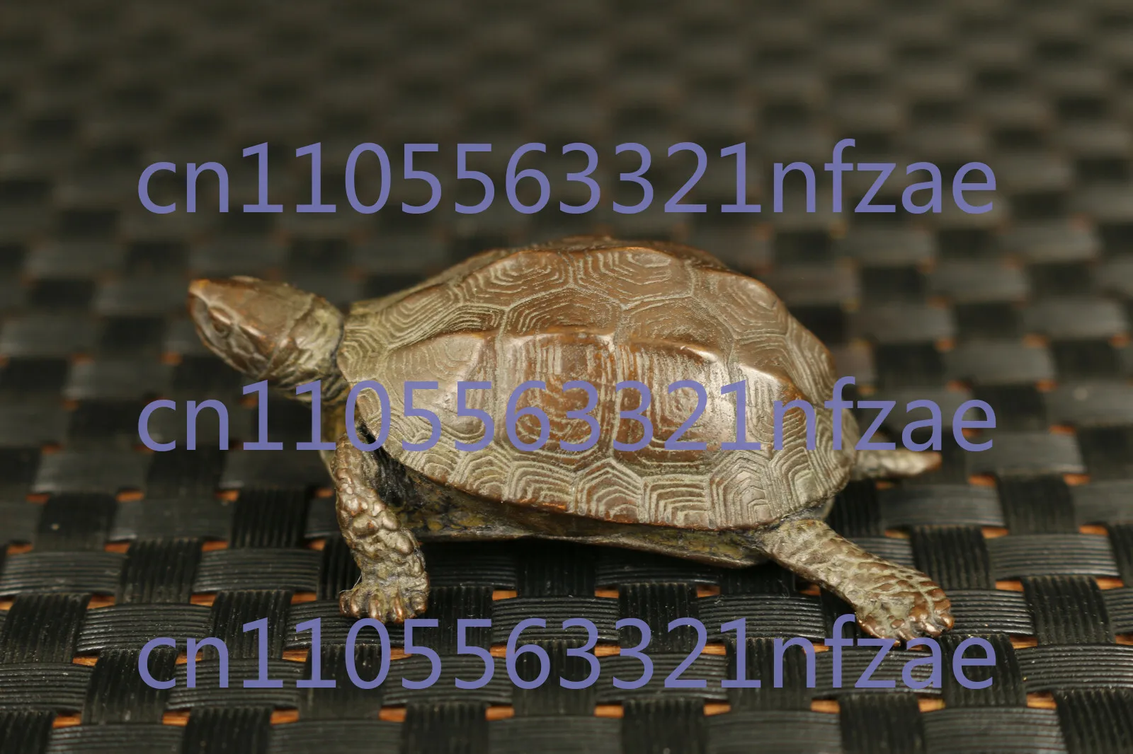 

Chinese bronze hand casting tortoise Turtle figure statue Tea pet