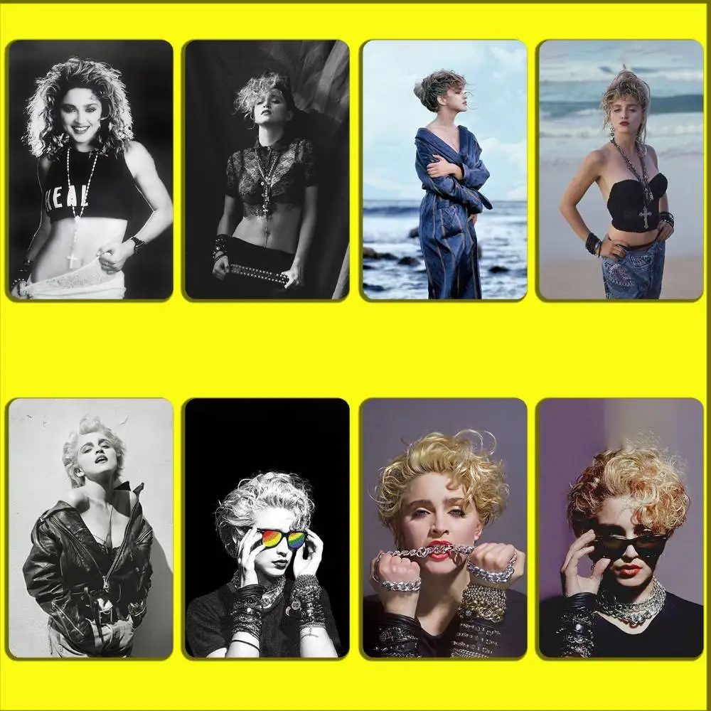 Singer M-Madonna Card Stickers For Debit Bank Credit Cards Metro Bus Pass Sticker Decoration Cover Skin