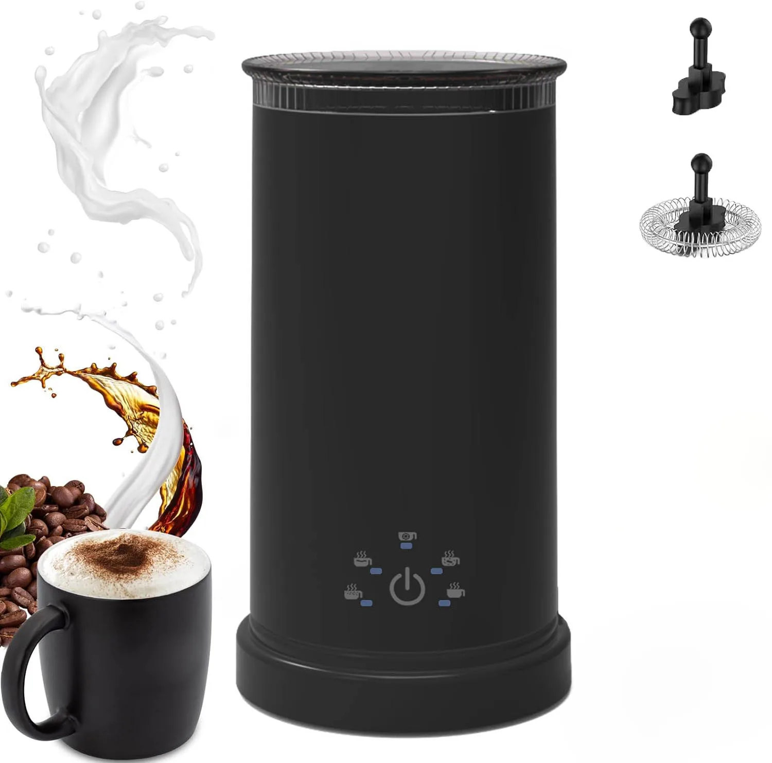 

Portable Milk Frother Jug Machine 500W Electric Hand Milk Foamer Automatic Electric Milk Frother