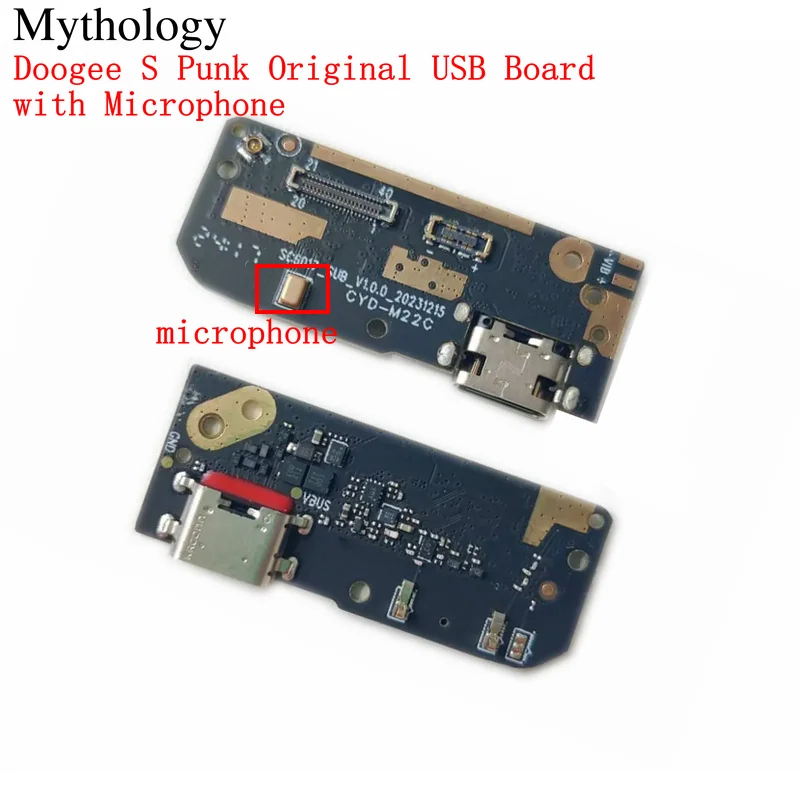 For Doogee S punk Spunk Original USB Board Microphone Mobile Phone Charger Circuits