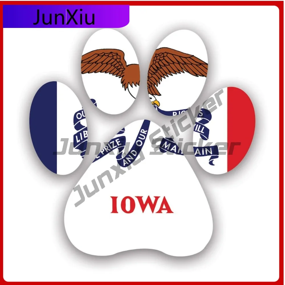 

Iowa State Paw Print Shaped Sticker Cute Bumper Waterproof Vinyl Decal For Cars Unique Outdoor Unique Outdoor Outdoor Creative