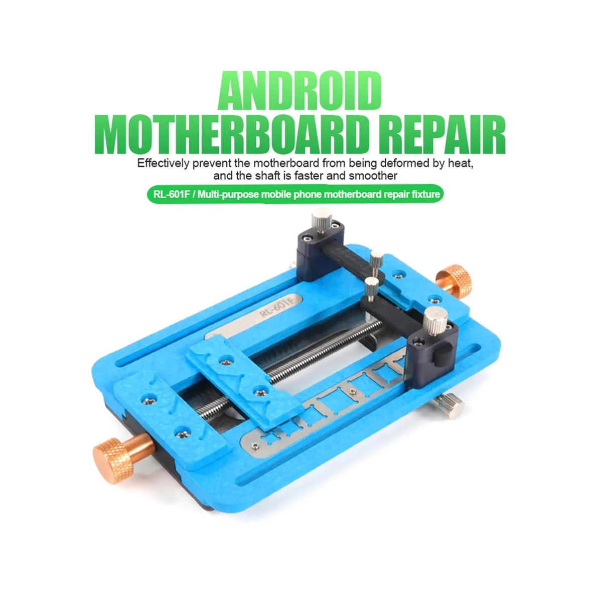 RL-601F Multipurpose Mobile Phone Motherboard Repair Fixture Multi-Function Positioning Additional Track Dual Clamps