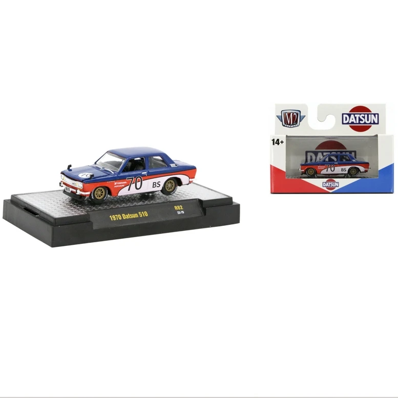 

M2 машины 1/64 1970 дацун 510 модель автомобиля из сплава, редкая коллекция игрушек