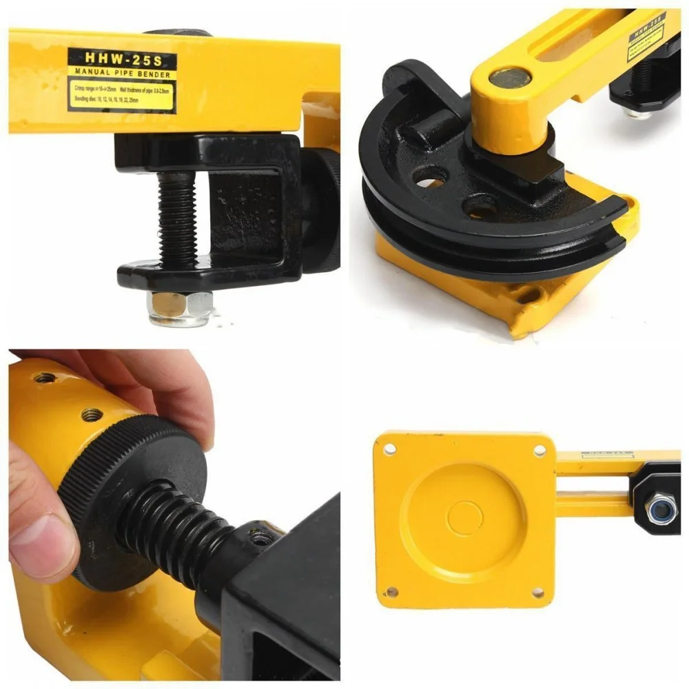 Manual Pipe Tube Bender 3/8 To 1 Inch - Máquina de Dobrar Tubos Manual HHW-25S