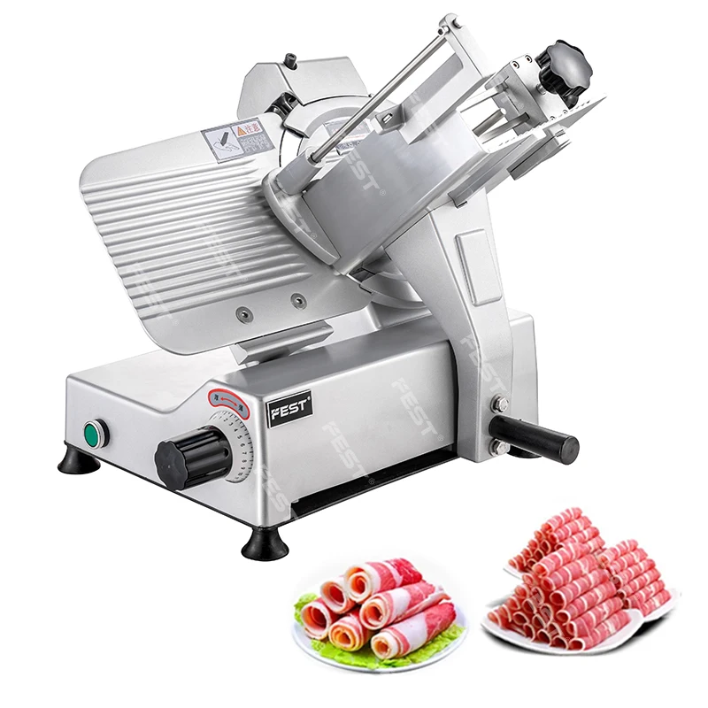 

Food utensils New Commercial Electric Semi-Automatic Frozen Meat Slicer Stainless Steel Blade Adjustable Thickness 0-17mm Cube C