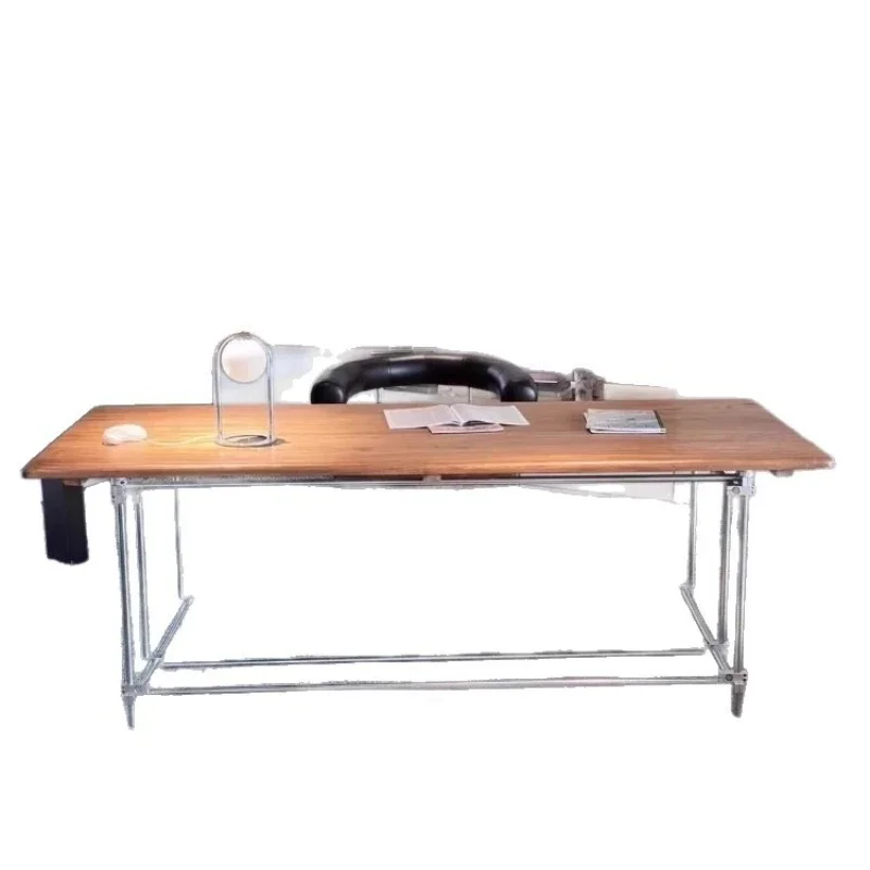 

Light Ocean Board Desk Industrial Style Desk Designer Dining Table Studio Meeting Table