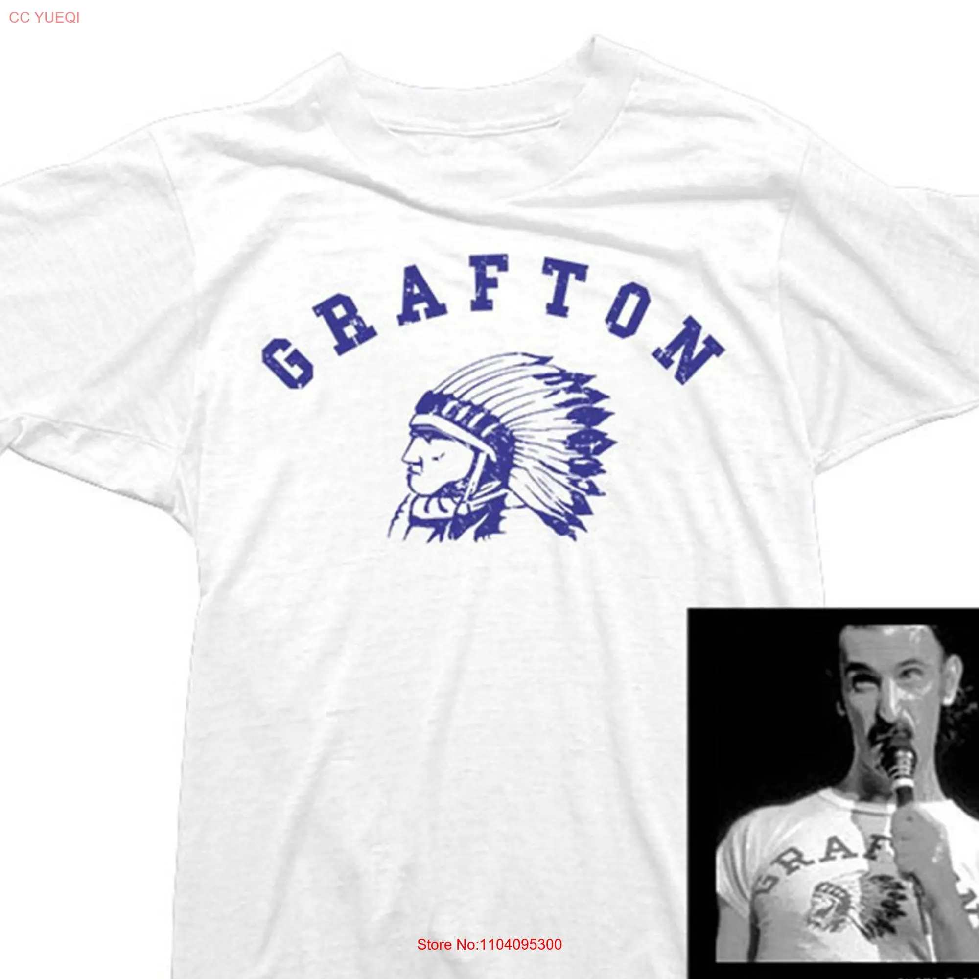 Frank Zappa Mens T Shirt Grafton worn by Officially Licensed long or short sleeves