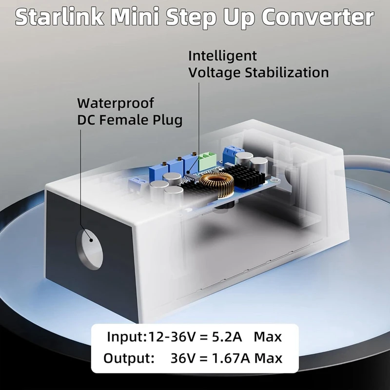 3in1 Power Cable for Car Adapter with Step Up Converter PD/QC Output Ports DC60W Lighter Adapter [IANC-]