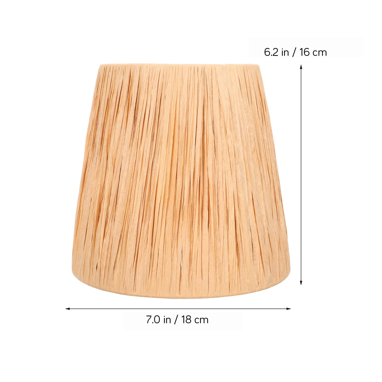 Paper Lamp Shade Raffia Straw Stylish Decoration for Pendant Light Table Lamp Floor Light Softens Eye Protection Warm Atmosphere