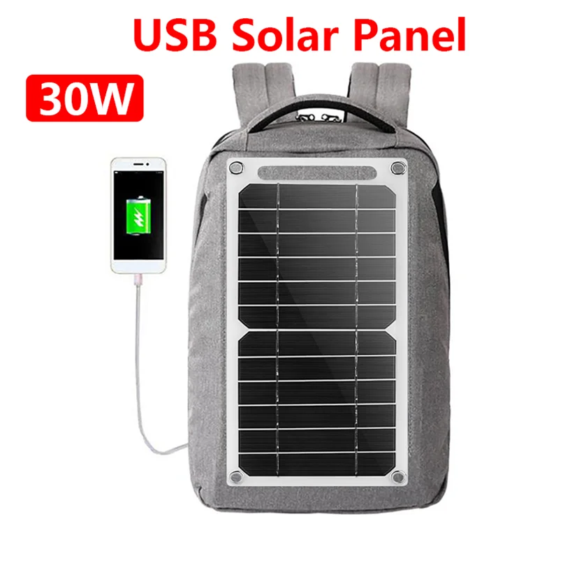 30W Solar Panel Wit…