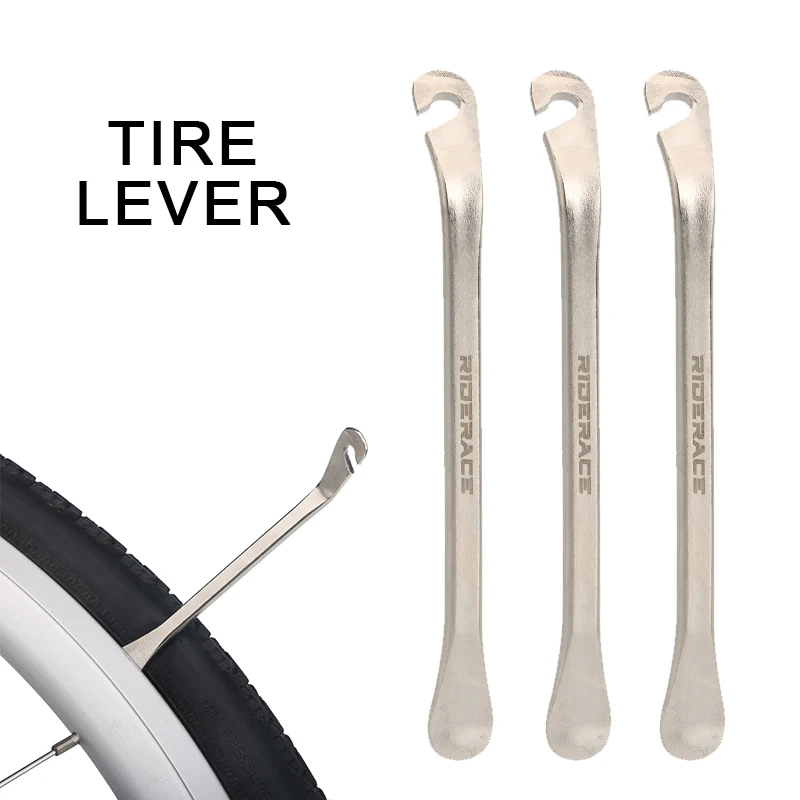 3 PCS Dźwignia do opon rowerowych Stal o wysokiej wytrzymałości Narzędzie do demontażu opon rowerowych Wielofunkcyjna dźwignia do opon rowerowych Część rowerowa