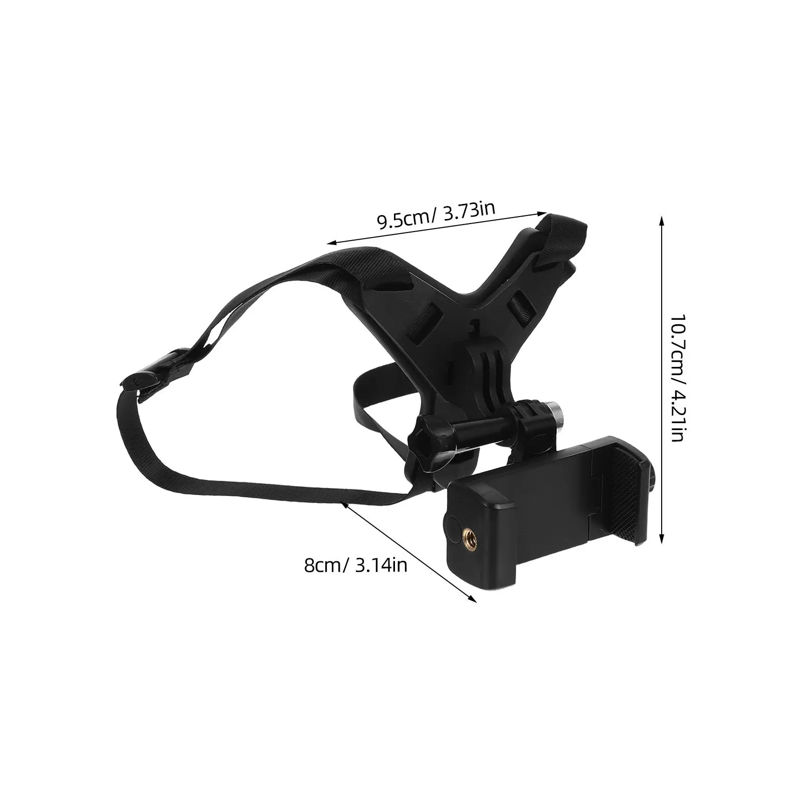 Chin Mount Motorcycle Chin Strap Mount Buckle Strap Phone Camera Quick Release Stable Vibration Resistant