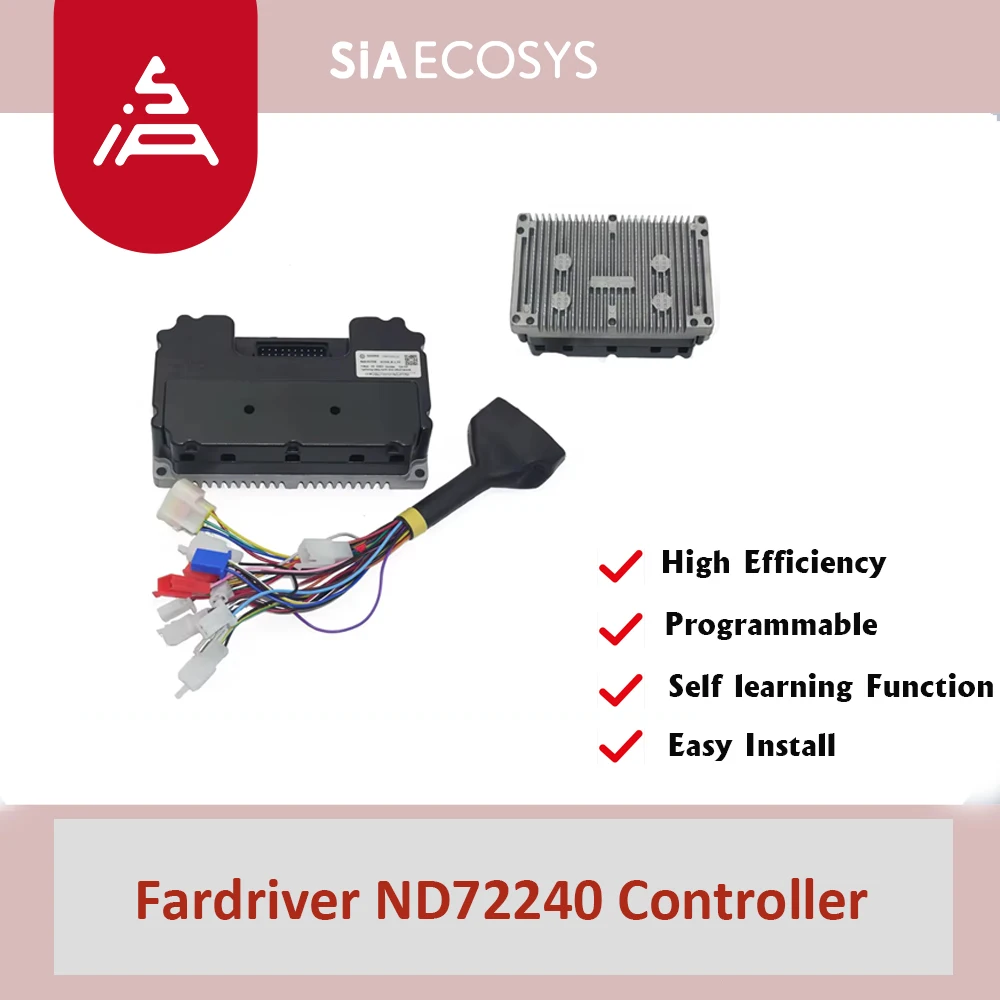 Fardriver ND72240 BLDC Motor Controller 72V 240A 2000W Electric Motorcycle Controller with Regenerative Brake Function Bluetooth