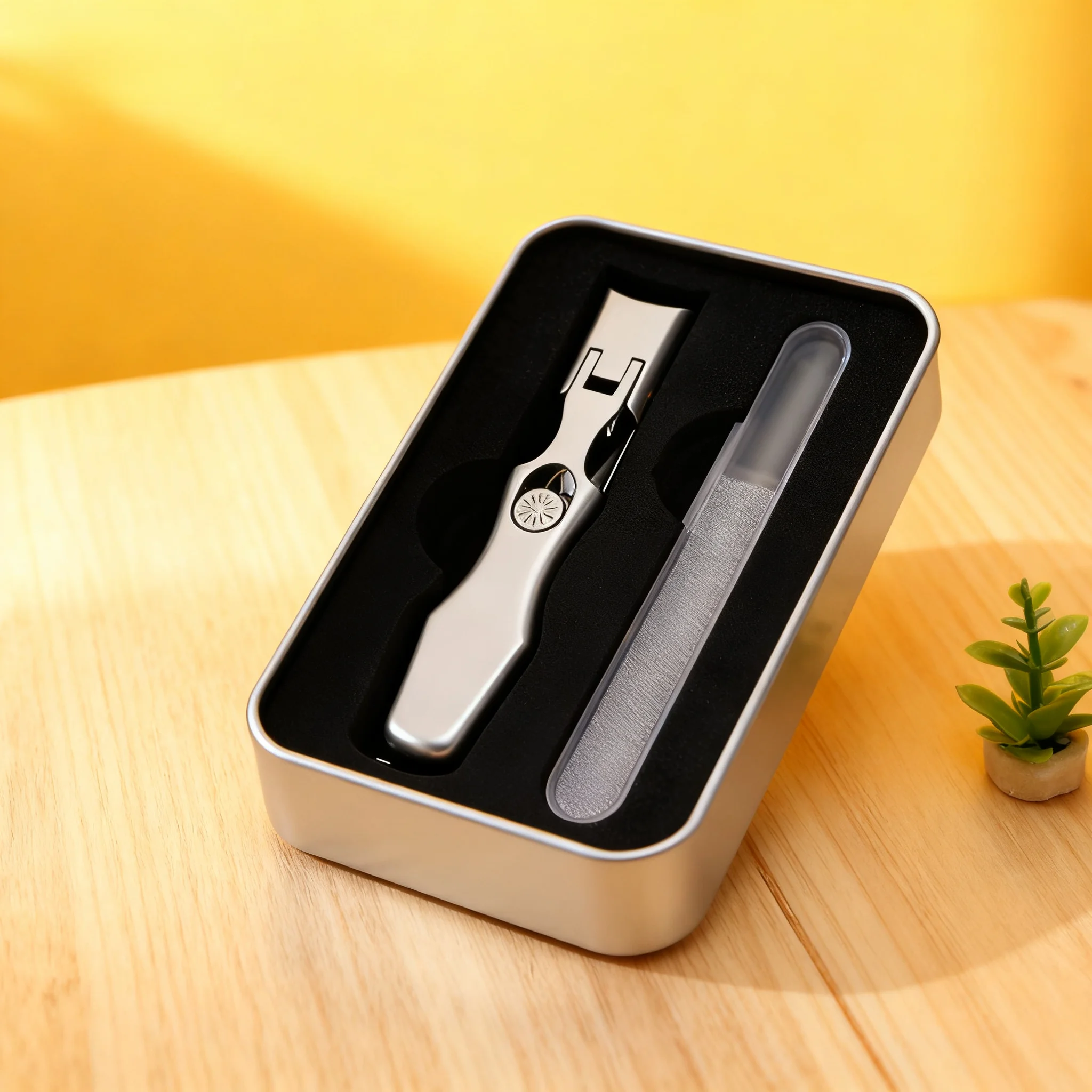 Mocne nożyczki do paznokci do grubych i wrastających paznokci, przenośny zestaw do pielęgnacji stóp ze stali nierdzewnej z usuwaczem zrogowaceń