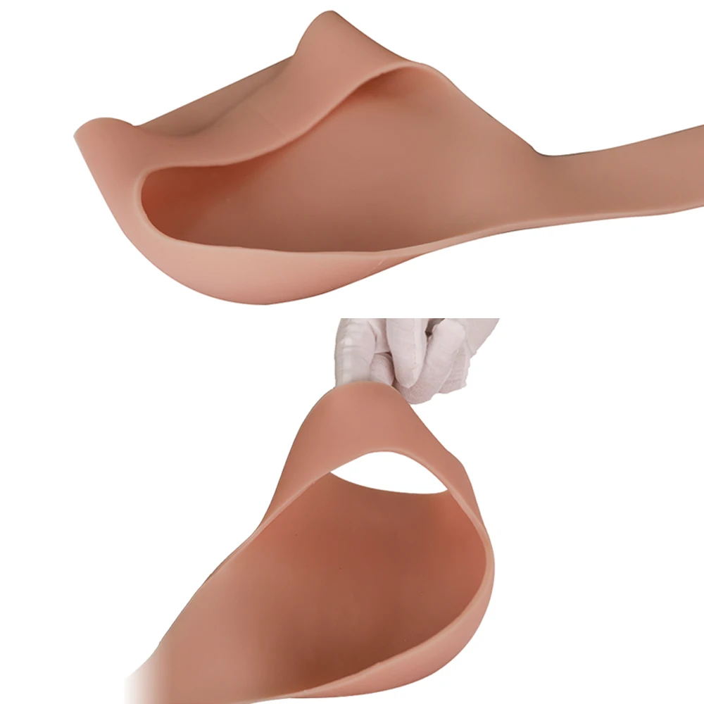 Silicone Solid Pads Enhancer Men Shoulder Push-up Muscle Shaping Styles Stronger Cosplay Bodysuit Sexy Anti-Slip Invisible