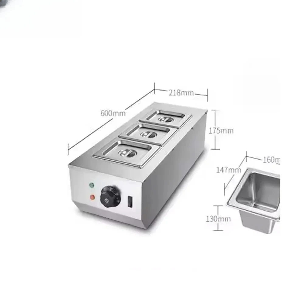 2/3 Tanks Chocolate Melting Pot Electric Tempering Cascade Furnace Kitchen Appliance