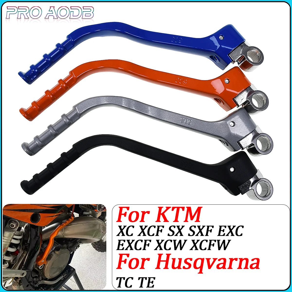 Motocross 7075 Aluminum Forged Kick Starter Start Lever For KTM SX125 SX150 XC150 XCW200 2012 2013 2014 2015 2016 Dirt Pit Bike