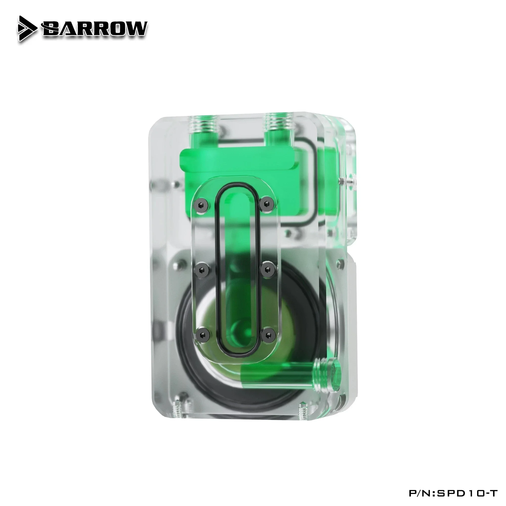 Barrow ITX Case AIO Pump Reservoir Water Cooler Integrated Pump Water Tank DC12V 10W PWM Head 3M Flow 450L/H