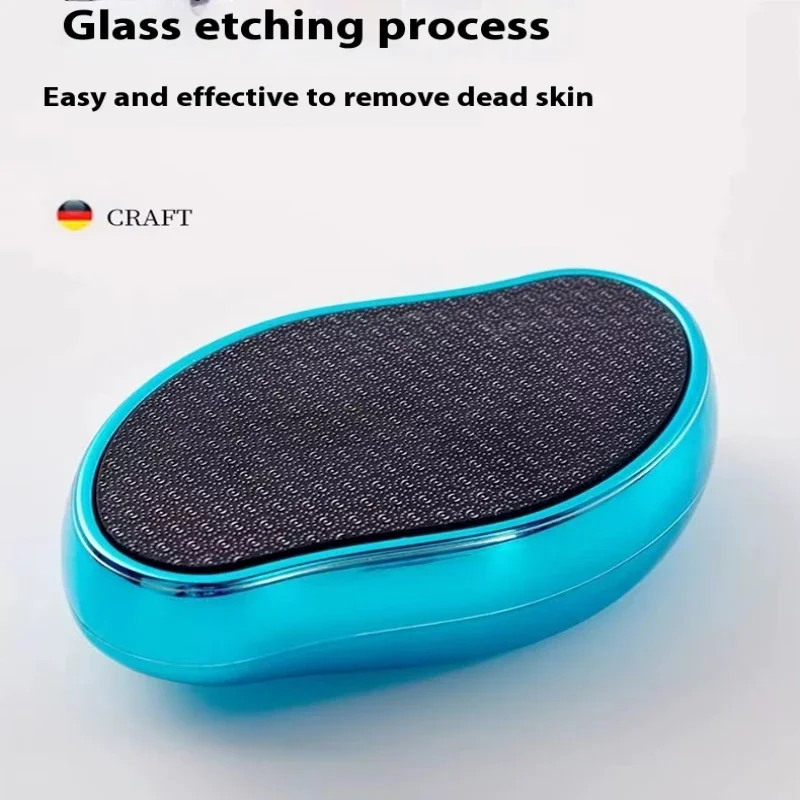 Molinillo de pies para eliminar la piel muerta, tabla para frotar los pies, moler callos, depurador de pies de vidrio nano, herramienta de reparación para raspar los pies y el talón