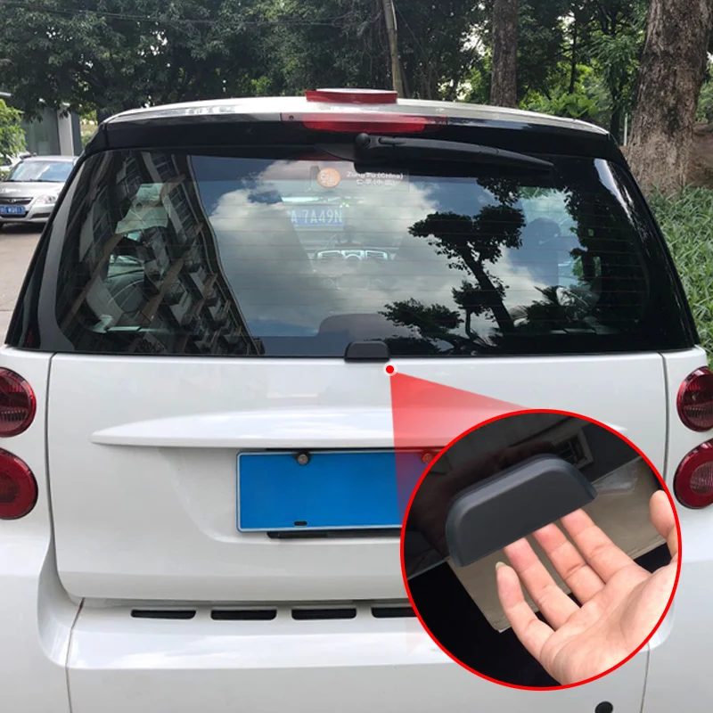 Rear Door Car Trunk Handle Replacement Cover Auxiliary Knob Tailgate Handle For Smart 451 Fortwo Exterior Decoration Accessories