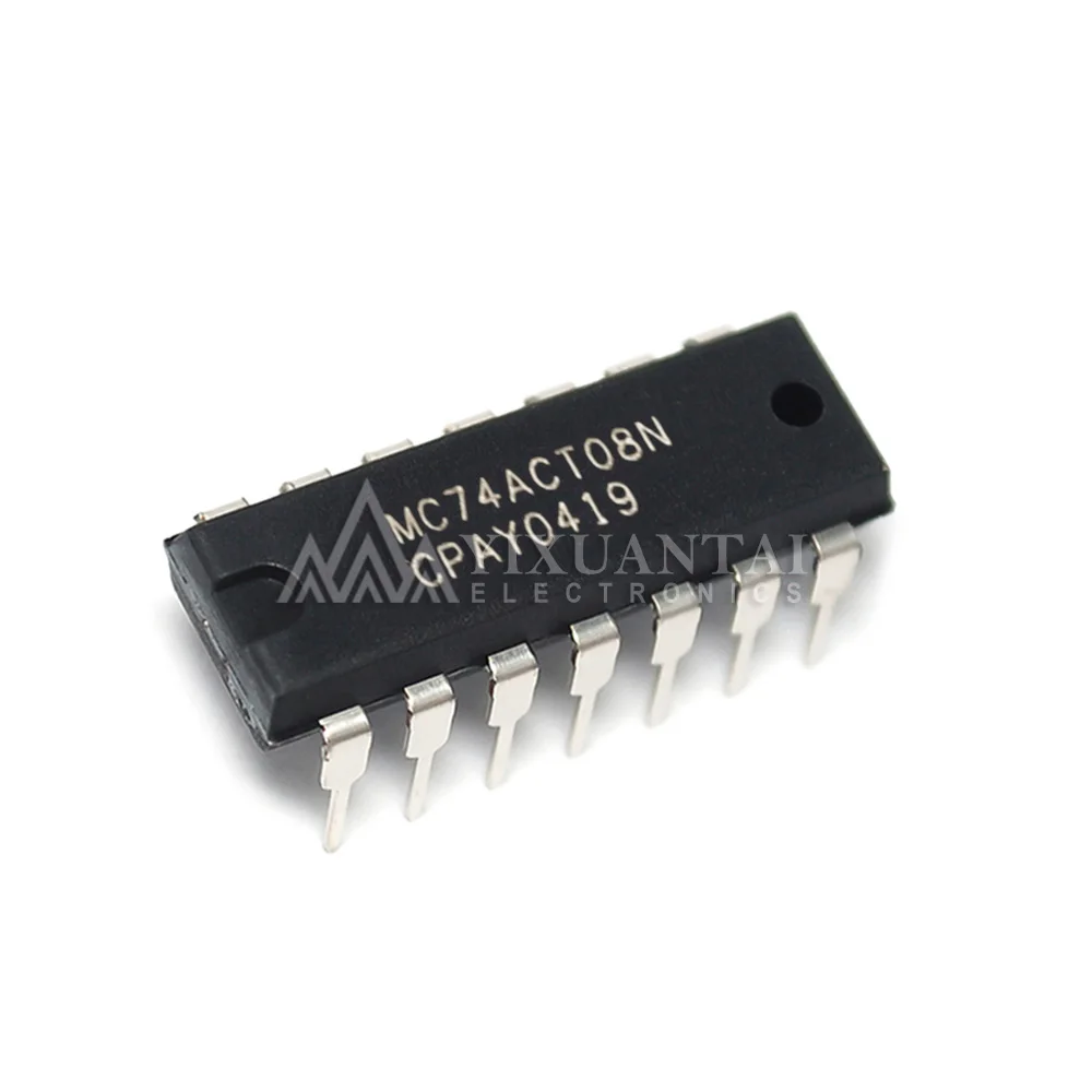 STOCK 10pcs/Lot  MC74ACT08N  IC GATE AND 4CH 2-INP 14DIP  New