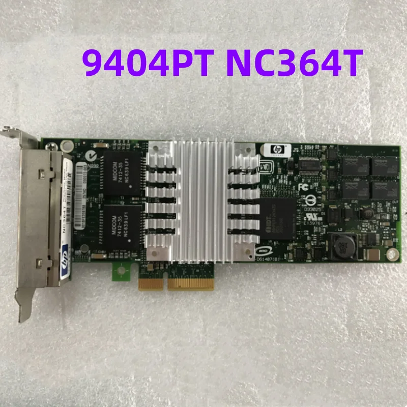 

Original 4-port Gigabit 9404PT NC364T Network Card PCIE Server Network Card 436431-001