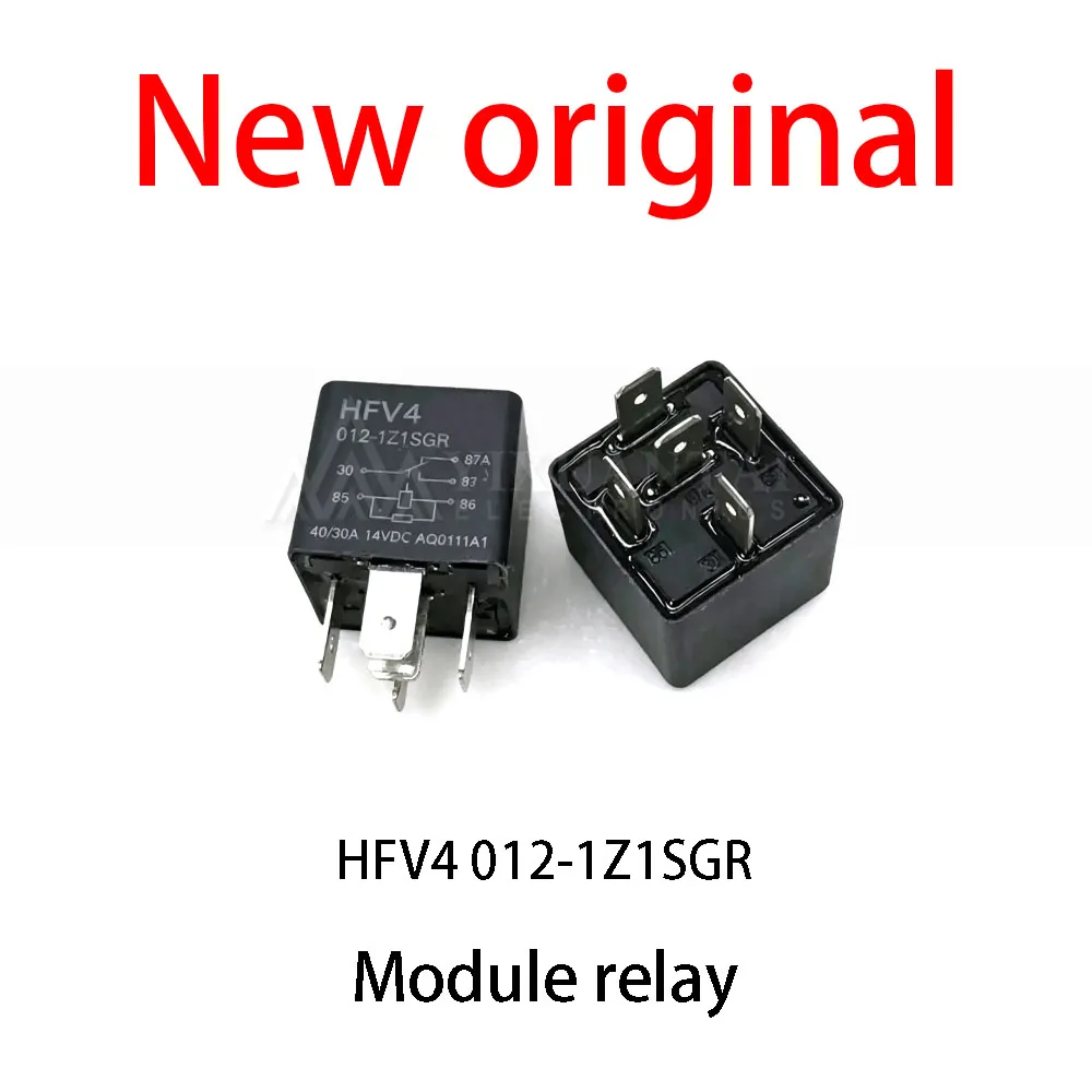 10Pcs/Lot New original HFV4 012-1Z1SGR Normally open module relay 5 feet, one opening and one closing, 40A/30A