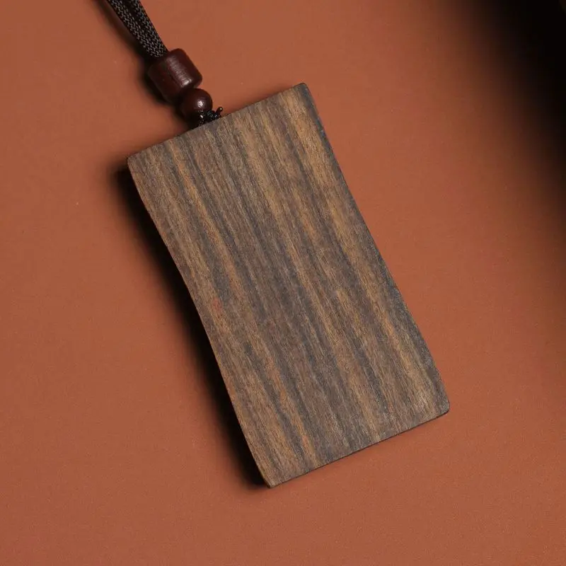 New model of agarwood carving Buddha amulet 461, solid wood carved landscape plaque, hand-held ornament, pendant necklace