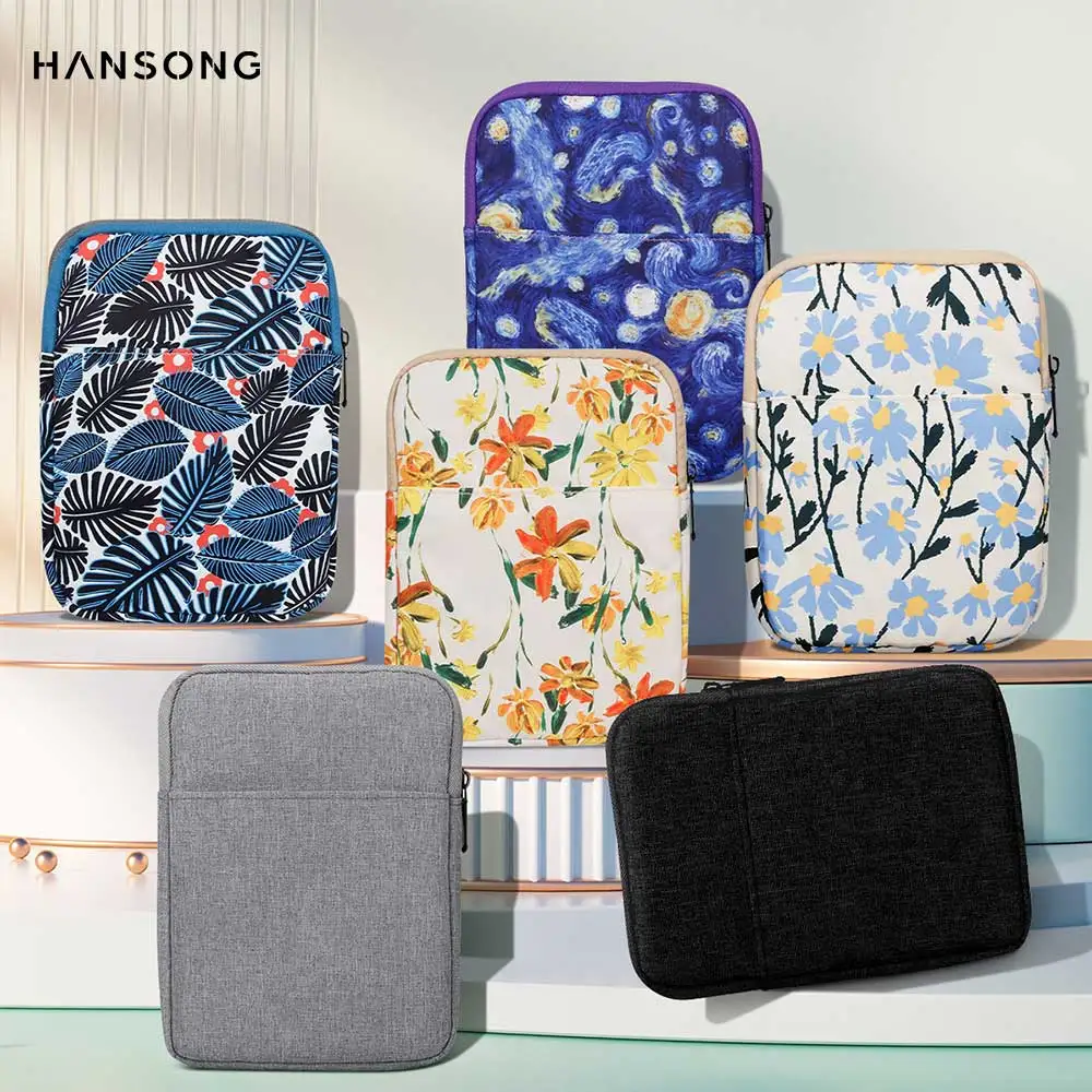 11th Generation 7inch e-Reader Sleeve Waterproof Shockproof Tablet Storage Bag Portable Anti Scratch for Kindle/Boox/Kobo