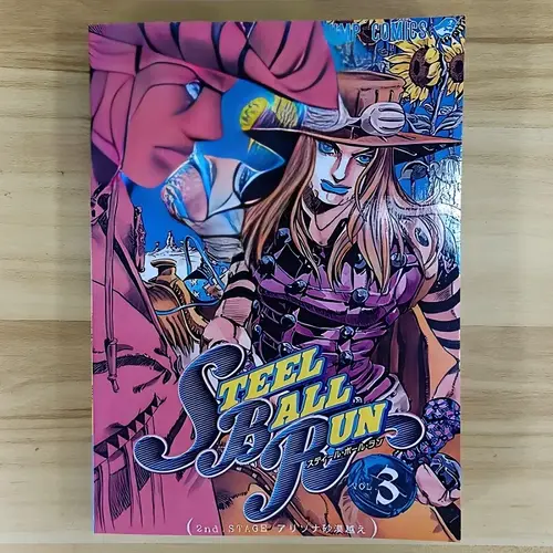 Steel Ball Run Vol.1-3 Manga Book JOJO's Bizarre Adventure Part7 Japanese Youth Comic Books English Comic Books - Image 7