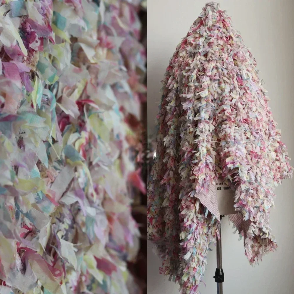 

Шифоновая ткань, кружевное платье с цветочным дизайном, материал полиэстера, одежда, швейная ткань, оптовая продажа, ткань, материал «сделай сам»