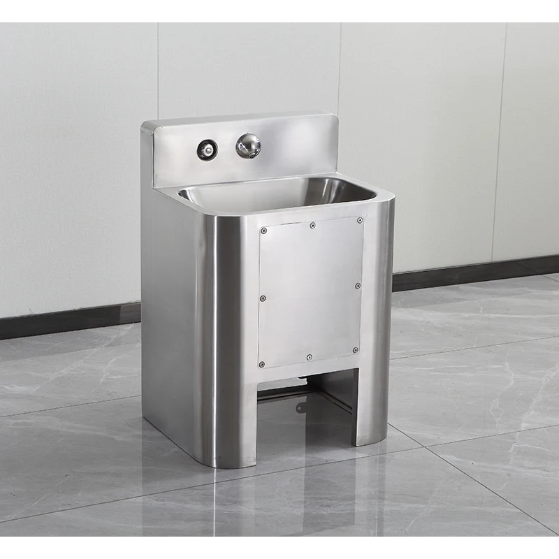 Factory Direct Modern Wind 304 Stainless Steel Washbasin Can Be Used for Prison Hotels and Other Security.